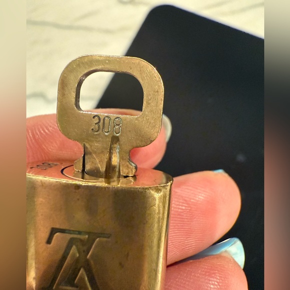 Louis Vuitton Gold Padlock and Key #308 - Picture 8 of 10